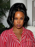 Petaluxe HD Real Scalp? Wig 13x4 Invisible Lace Frontal Loose Wave with Face Framing Curtain Bangs
