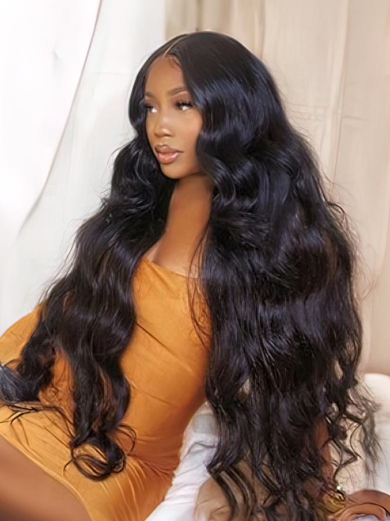 13x6 HD Skin Melt Lace Front Body Wave Wig Perfect Hairline Bleached Knots-3320