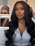 Petaluxe 13x4 Pre-Cut Lace Front Body Wave Wig Super Secure Real Ear To Ear Pre-Pluck & Pre-Bleached Pre-Everything Wig