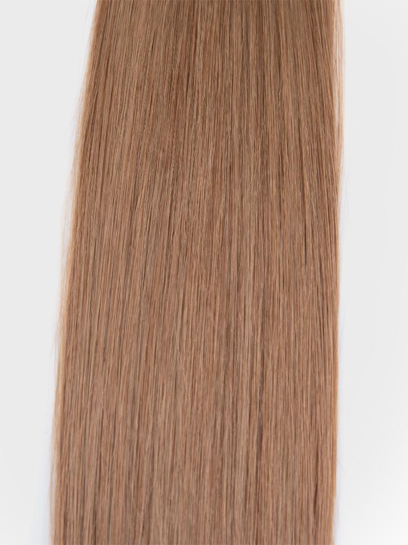 Ash Brown Human Hair Tape In Extension