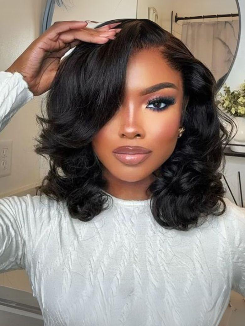 5x5 Thin HD BlendAway? & 7x5 HD Pre Cut Lace Closure Glueless Body Wave Wig with ByeBye-Knots Match All Skin Tones