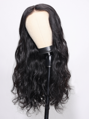 [200% Density from18"] 6x4.5 Lace Pre Cut Lace Body Wave Black Quick & Easy Glueless Wig With Breathable Cap