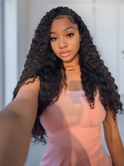 Hair Icenu Series 1 Pieces Deep Wave Human Virgin Hair Weaving