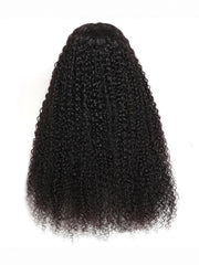 Put On And Go Pre Cut Lace Wig Transparent Lace Curly Black Quick & Easy Glueless Air Wig