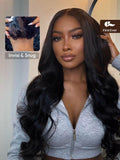 Petaluxe 13x4 Lace Front Pre-Everything Super Secure 3D Body Wave Wig Real Ear To Ear Wig 150% Density