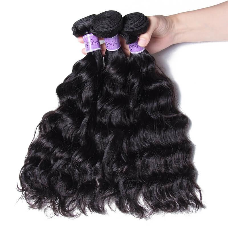 Brazilian Natural Wave Hair Weaves 3 pcs/lot Kysiss Series