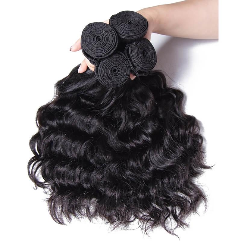 4 Bundles Unprocessed Peruvian Natural Wave Kysiss Series