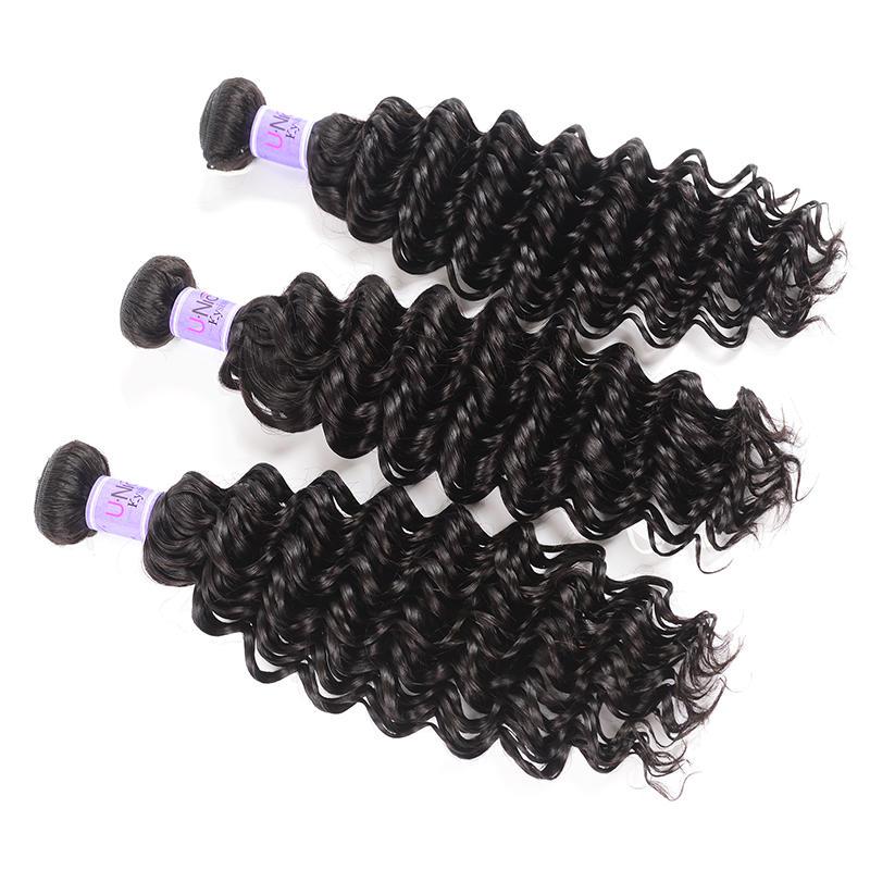 3pcs/pack Peruvian Deep Human Hair Weaves Kysiss Series