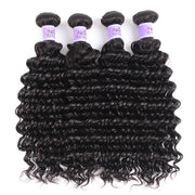 Unprocessed Indian Deep Wave Virgn Hair 4 Pcs/pack Products Kysiss Series