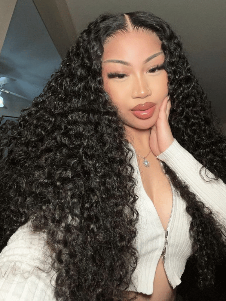 13x4 Lace Frontal Black Deep Wave Pre-Everything Wig