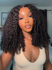 Bye-Bye Knots 7x5 Lace Curly Texture Wig With Finger Coil Ends
