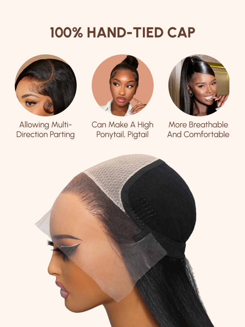 Premium Raw Virgin Hair Undetectable HD Full Lace Straight Wig
