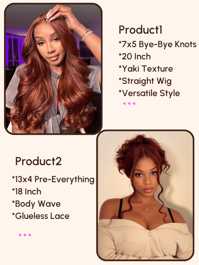 Petaluxe 2 Wigs $179 for 7x5 Bye-Bye Knots Wig and 13x4 Pre-Everything Wig