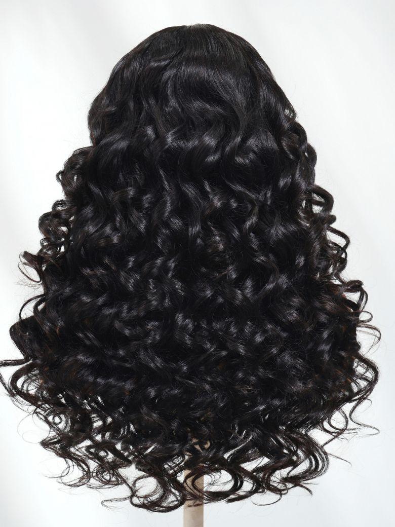 7x5 Bye-Bye Knots? & 13x4 Pre-Everything? Pull And Go Wig Glueless Wet & Wavy Water Wave With Invisi Drawstring With Free Baby Hair
