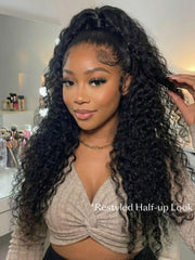 Bye-Bye Knots? 7x5 Lace Jerry Curl 150% Density Wig with Lived-In Coils