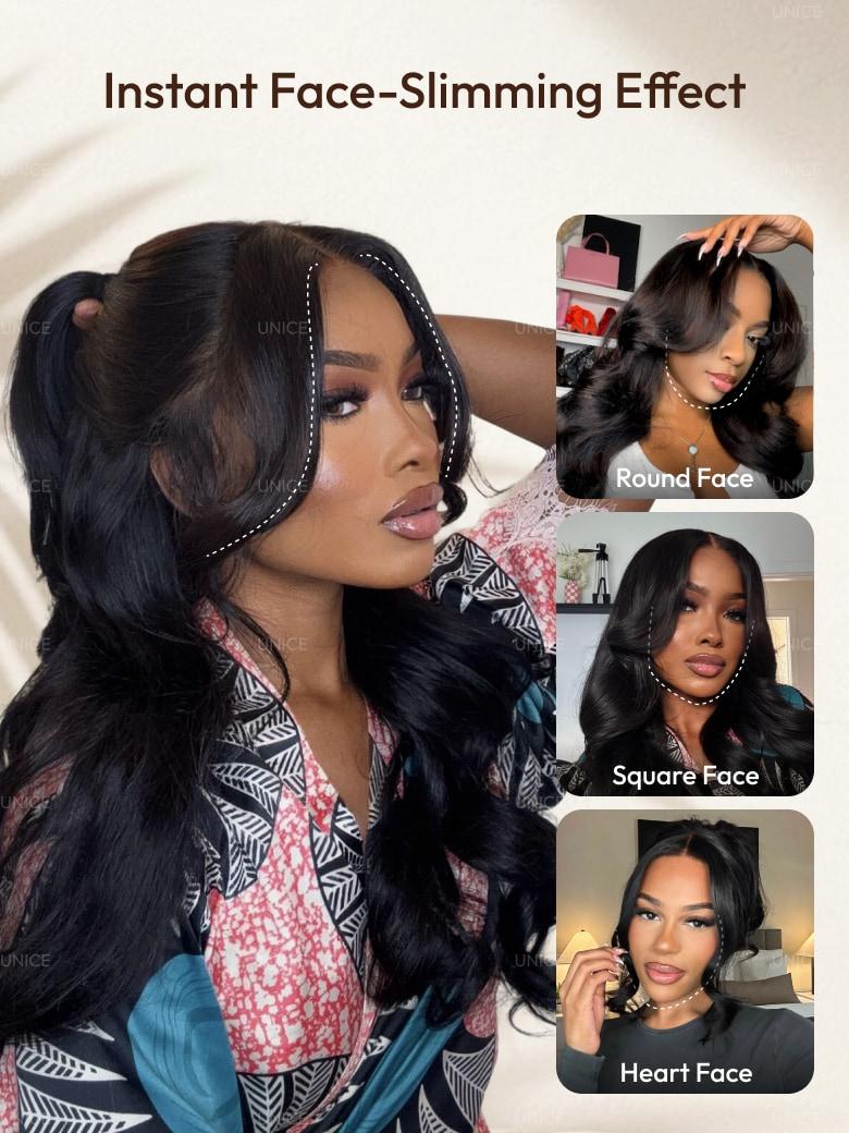 13x4 Pre-Everything? HD Lace & Transparent Lace Front Pull And Go 3D Body Wave Wig Real Ear To Ear With Invisi Drawstring Wig