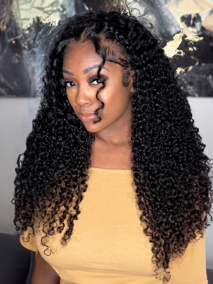 [16"=$43] Petaluxe Glueless Ready To Wear Beginner Friendly U Part Curly Wig