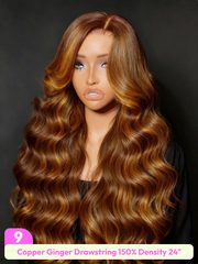 [24"=$99-$129] All 13x4 Front Large Lace 200%/ 180%/ 150% Density Spring & Summer Colored/ Natural Black Everyday Style Wigs