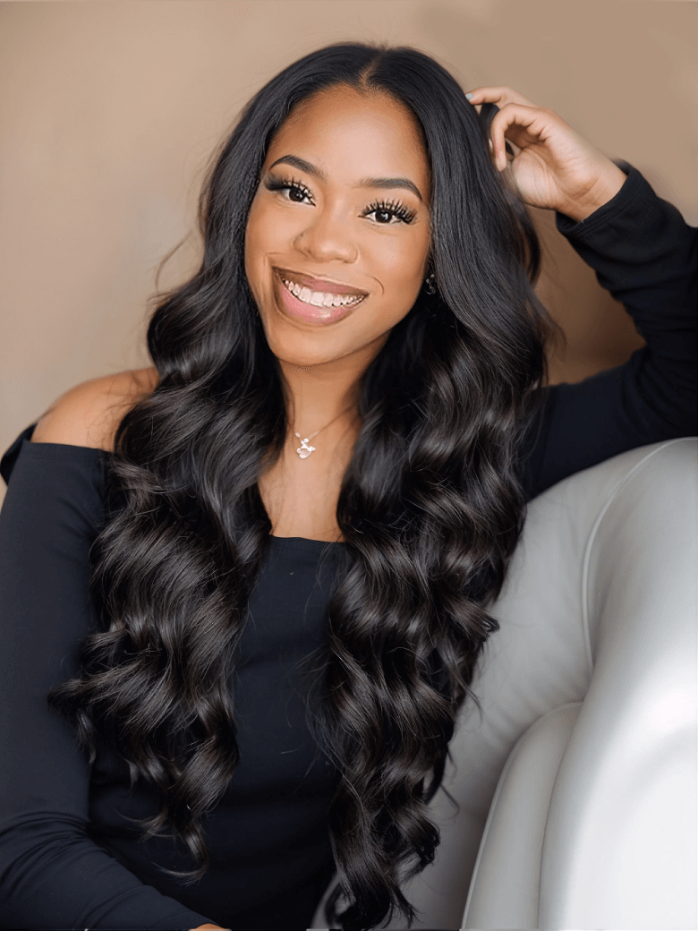 Body Wave U Part / V Part Hair Wig‎ Natural Color Wigs For Women