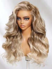 [Limited Offer] 13x4 Lace Frontal Sandy Blonde Ombre Loose Wave Pre-Everything Wig