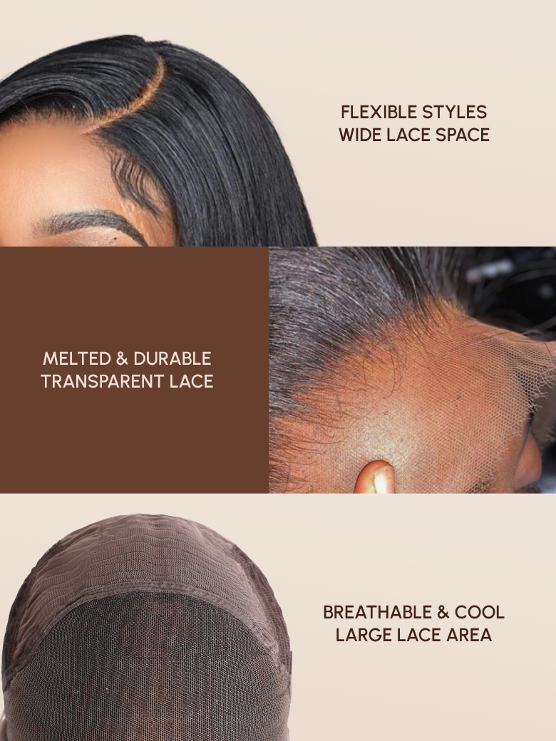 Reddish Brown Transparent 13x4 Lace Body Wave Real Human Hair Lace Front Wig Perfect Color For Deeper Skintones