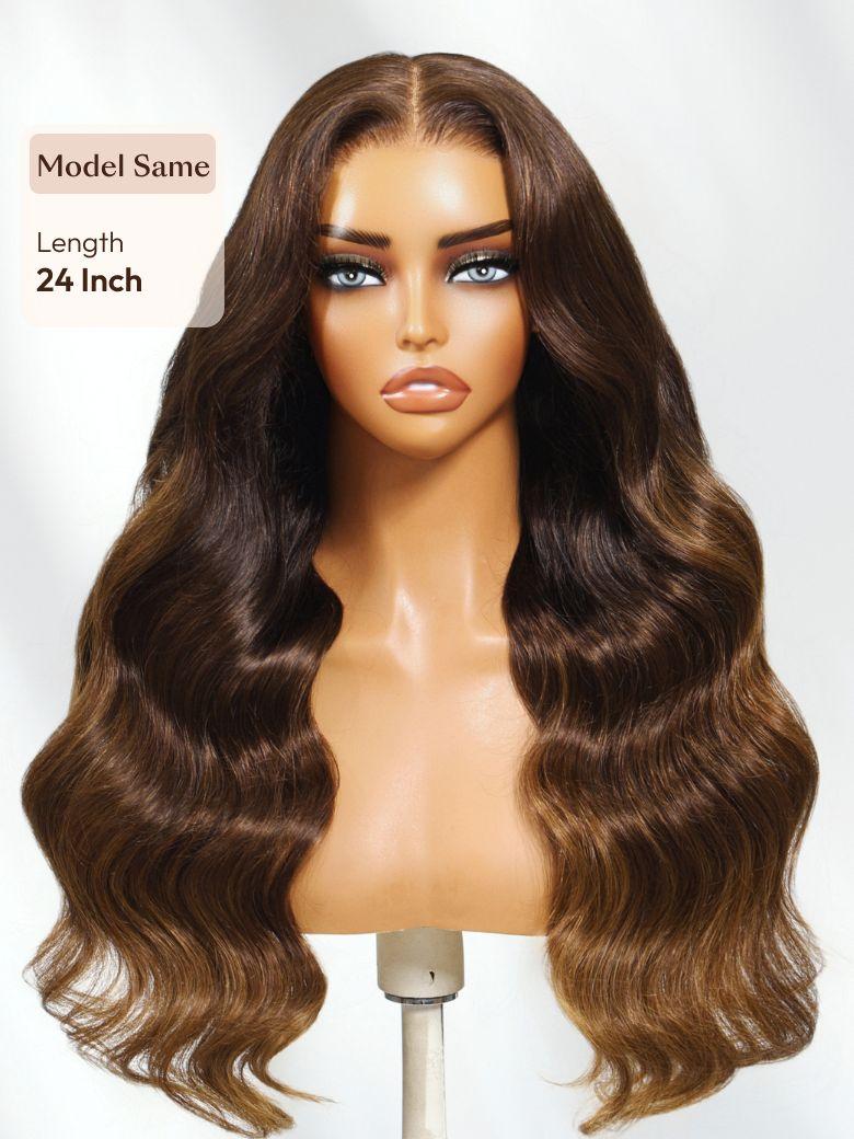 13x4 Pre-Everything? Transparent & HD Lace Front 3D Body Wave Wig Real Ear To Ear With Invisi Drawstring