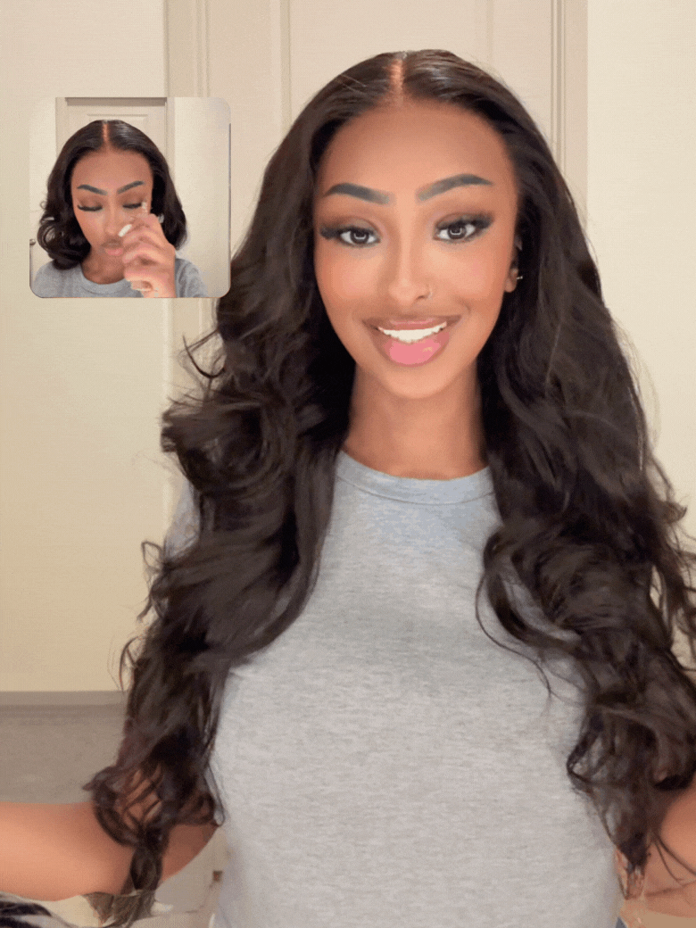 [Pay 22" Get 24"] HD ByeBye Cap? Wig 13x4 Invisible Lace Frontal Body Wave Super Melted Black Wig