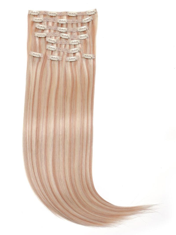 Petaluxe Butter Blonde Human Hair Clip In Extension