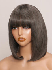 KALI -12" OPEN CAP STRAIGHT HUMAN HAIR WIG
