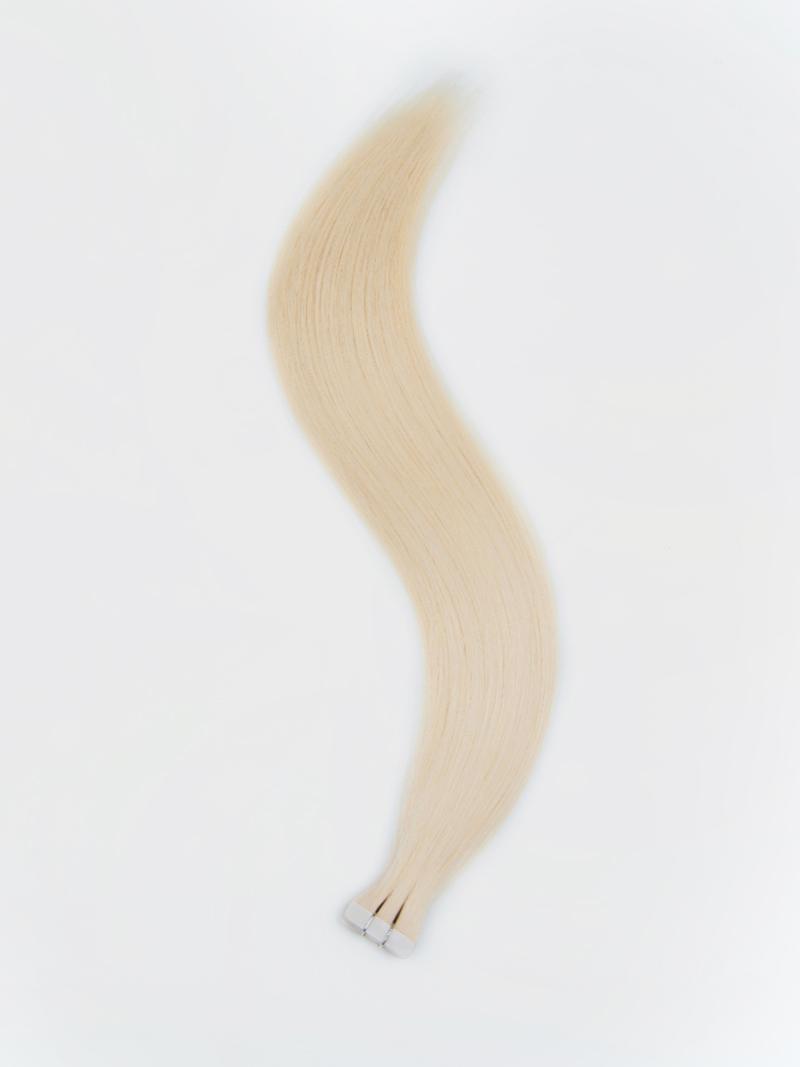 Ash Blonde Human Hair Tape In Extension