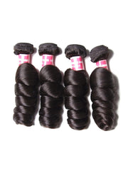 Hair Peruvian Loose Wave Virgin Hair Weft 4pcs/pack