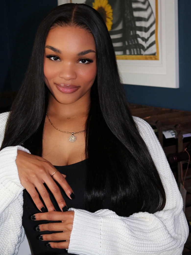 [From 20"] 6x4.5 Pre Cut Lace Straight Black Wig With Breathable Cap 150% Density