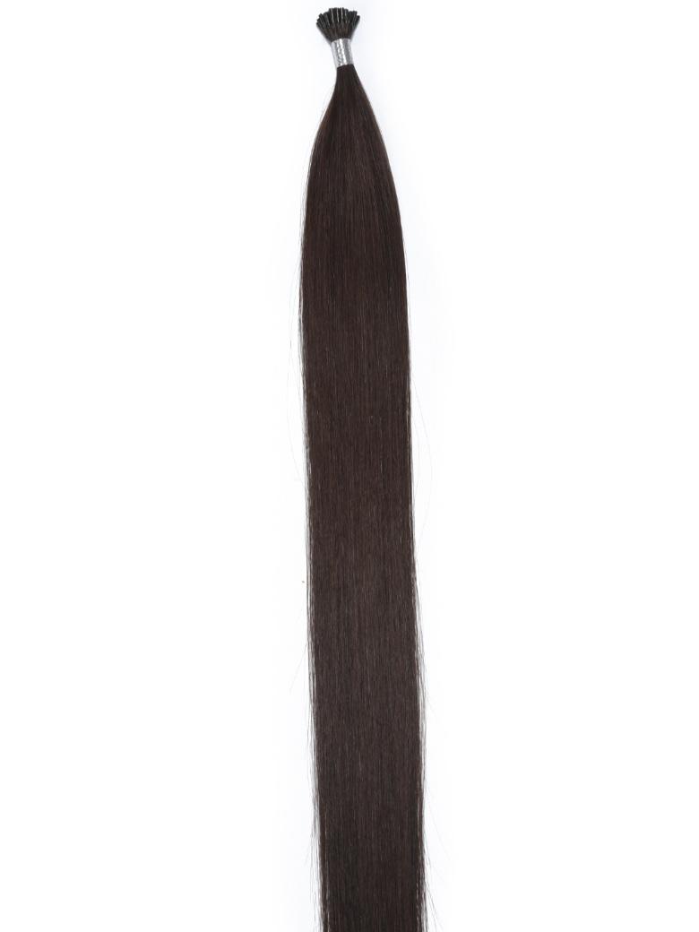 Dark Brown Human Hair I Tip Extension