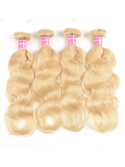 Hair 613 Blonde Virgin Human Hair Wave 4 Bundles Body Wave Hair Weft