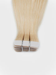 Ash Blonde Human Hair Tape In Extension