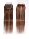 Petaluxe Honey Blonde Highlighted Straight 4x4 Free Part Closure