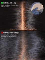 [18"=$164] HD Real Scalp? Wig 13x4 Invisible Lace Frontal Body Wave Black Wig