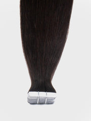 Off Black Human Hair Tape In Extension