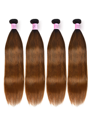 4 Bundles Balayage Ombre Straight Human Hair With Lace Closure #1B/30 Ombre Balayage Human Hair