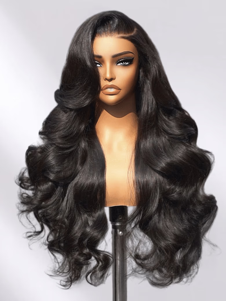 [22"=$129] 13x4 HD Black Body Wave Real Ear To Ear Pre-Everything Wig& 13x4 Balayage Highlights Body Wave Wig
