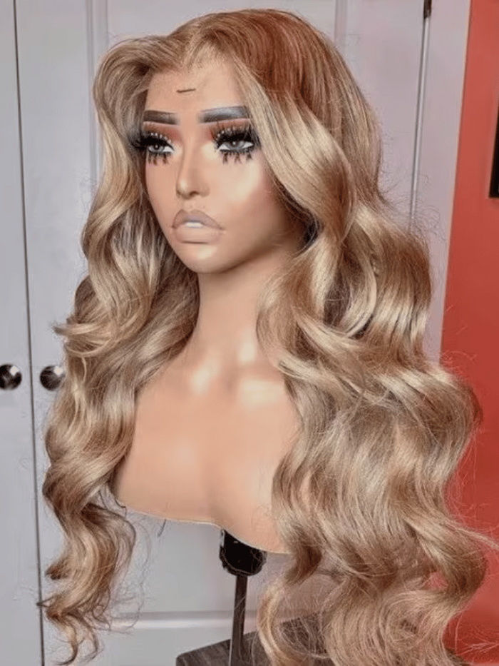 Petaluxe 13x4 Lace Front Body Wave Hot Sale Ash Blonde Pre-Everything Wig