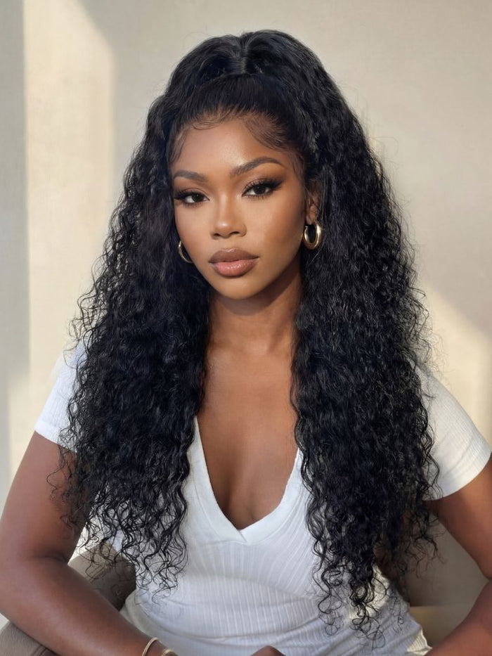 [Price Drop] Petaluxe 13x4 Afro Curly Pre-Everything? Kinky Blowout to jerry Curly Side Part Wig With Invisi Drawstring