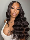 Petaluxe Hair Unprocessed 4 Bundles Body Wave Virgin Hair With 13x4 Lace Frontal
