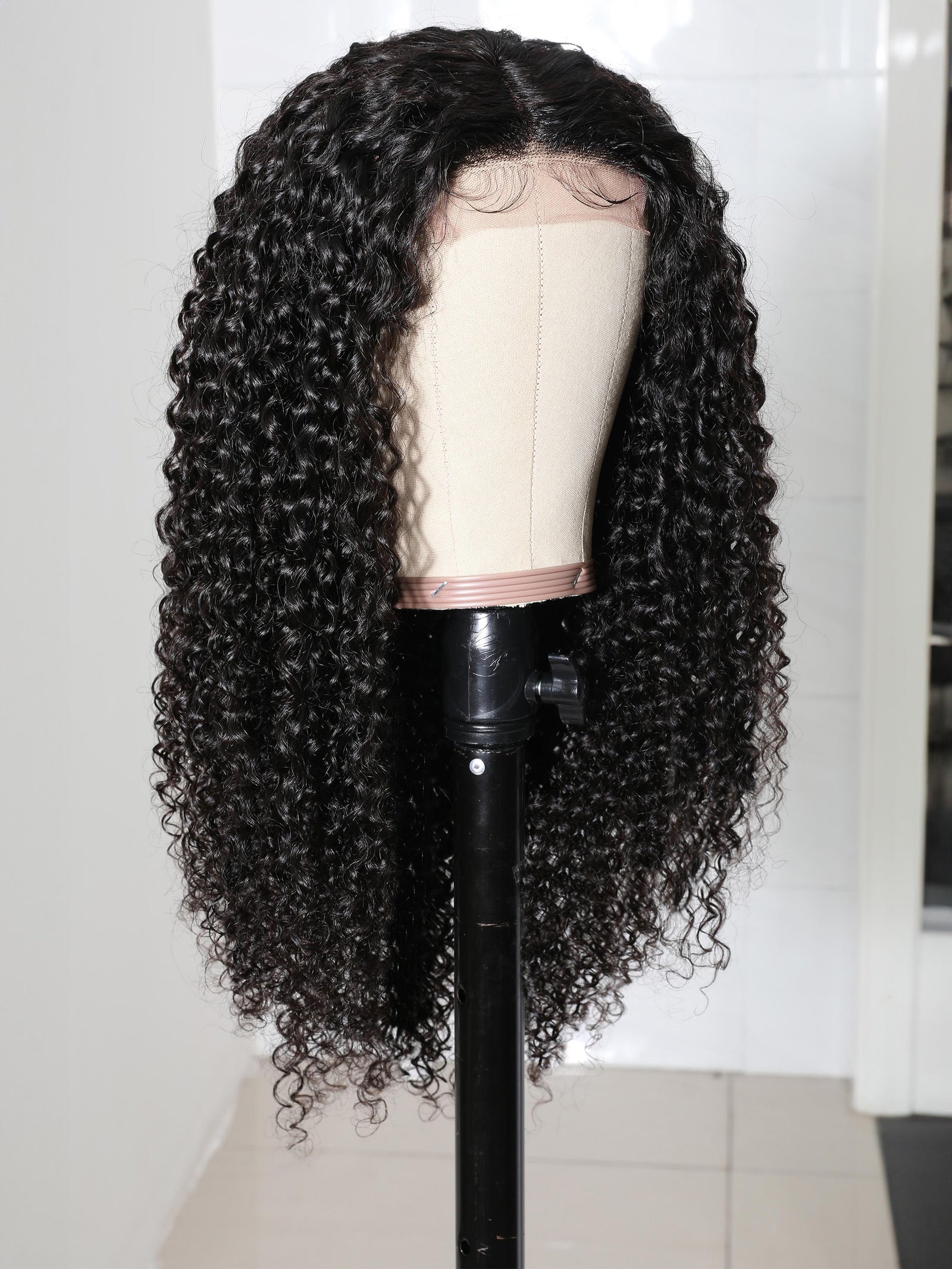 180% Density Jerry Curly Lace Front Wigs Human Hair Pre Plucked 13x6 Curly Lace Frontal Wig with Baby Hair Natural Hair Wigs