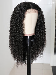 180% Density Jerry Curly Lace Front Wigs Human Hair Pre Plucked 13x6 Curly Lace Frontal Wig with Baby Hair Natural Hair Wigs
