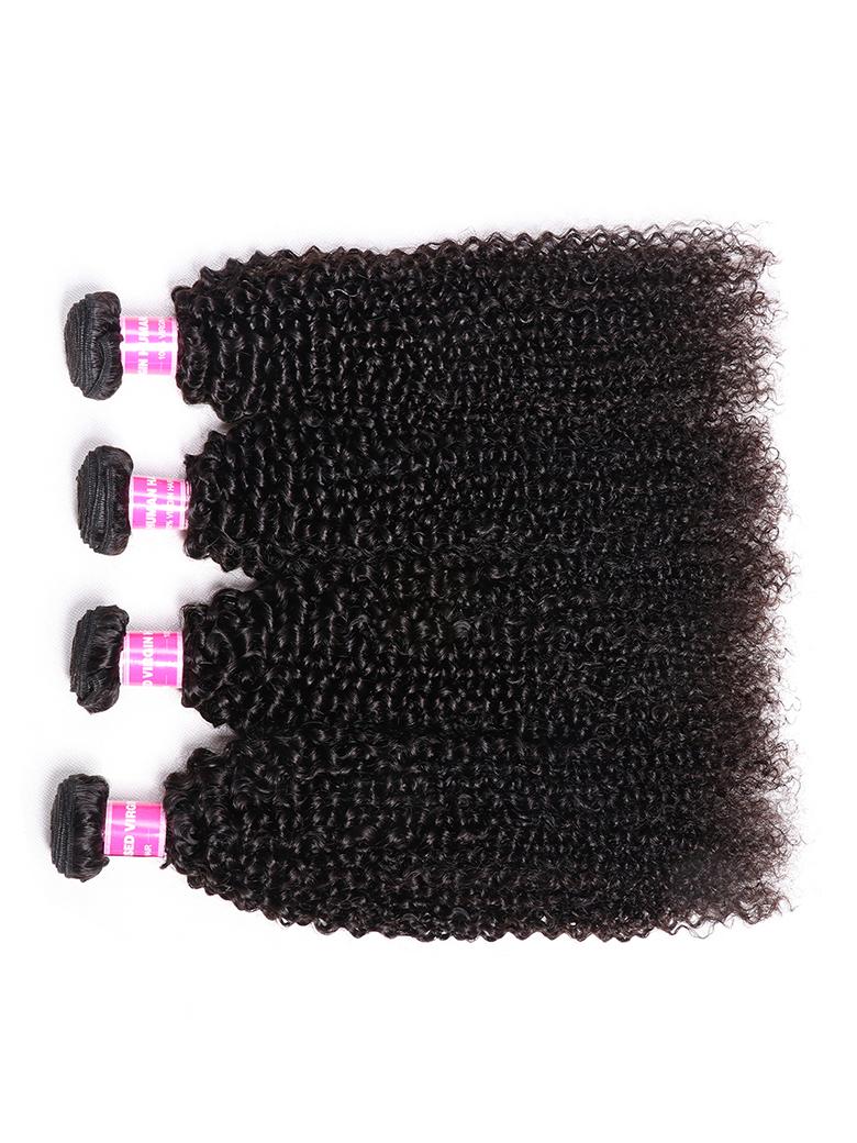 Hair 4 Bundles Kinky Curly Unprocessed Virgin Hair
