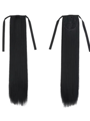 Natural Black Straight Clip-In Ponytail Extension