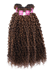 Blonde Highlight Piano Color 4 Bundles Of Curly Weave Hair Deal