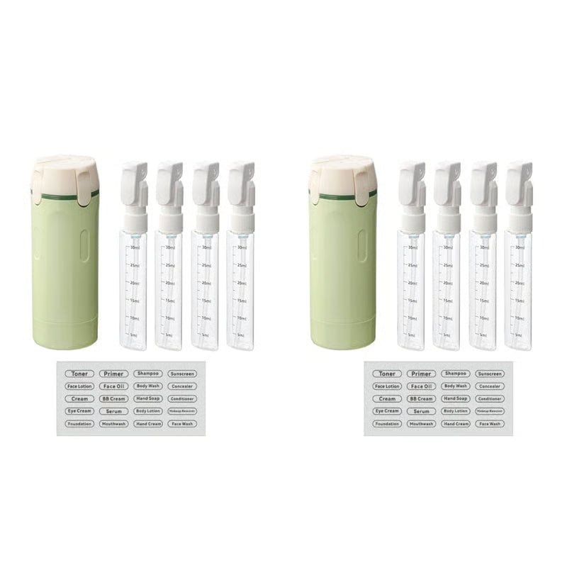 4-in-1 Leakproof Rotatable Travel Dispenser Set