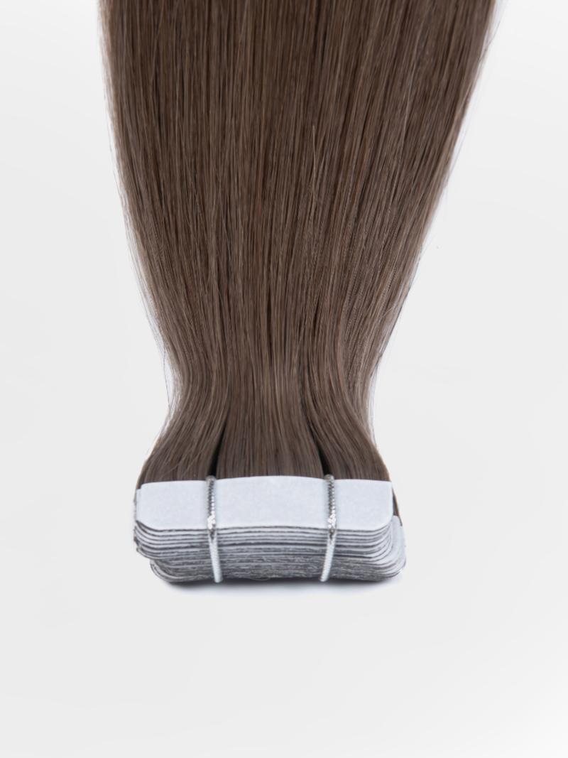 Walnut Brown Human Hair Tape In Extension